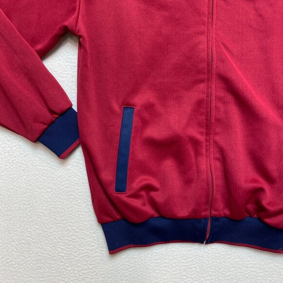 FC Barcelona Jacket Mens S Red Barca Full Zip Knit Soccer - Picture 4 of 13